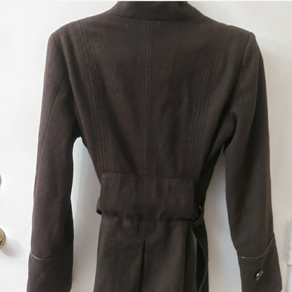 Zara Basic Short Trench Coat Metal Hardware - Picture 2 of 7